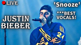 Video thumbnail of "Justin Bieber performing 'Snooze' at a private event at Drake's History in Toronto (Feb 1, 2024)"