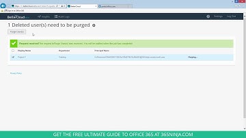 How to Purge Soft-Deleted Office 365 Users