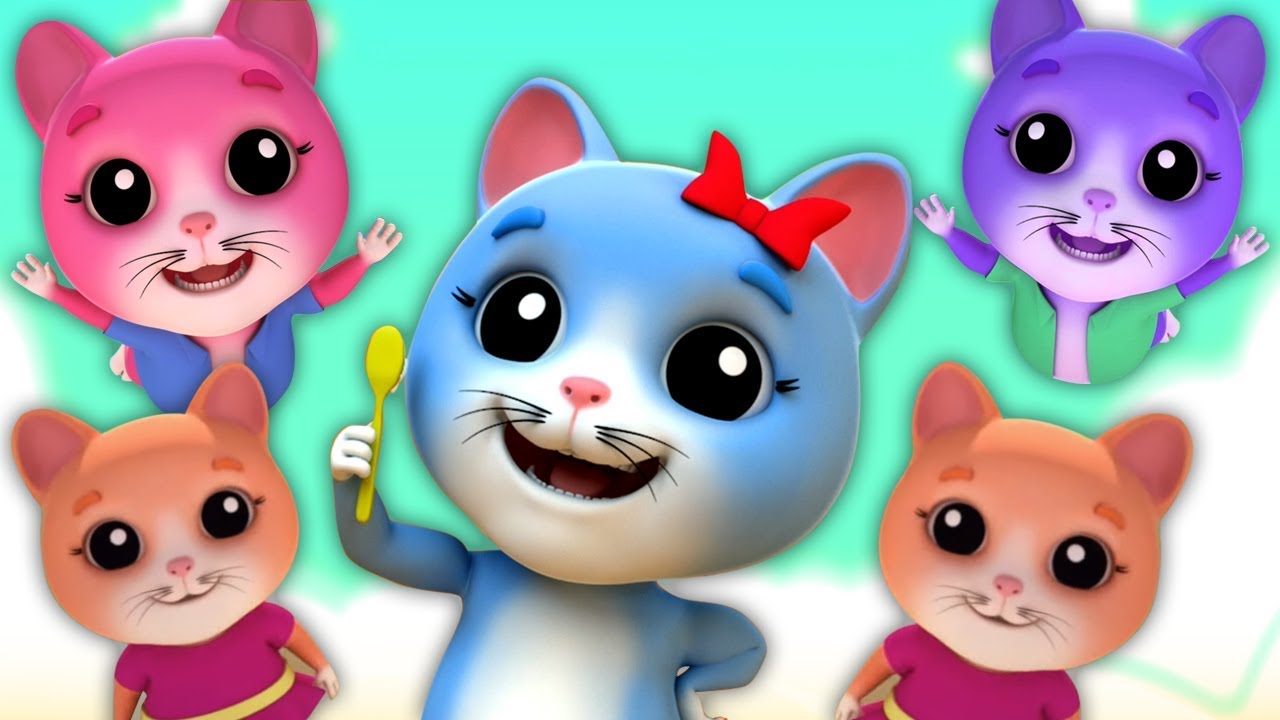 lima anak  kucing kecil  sajak untuk  anak  anak  lagu bayi 