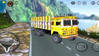 Offroad Indian Truck Driving Simulator - Heavy Cargo Hill Transport Driver - Android GamePlay #3 screenshot 2