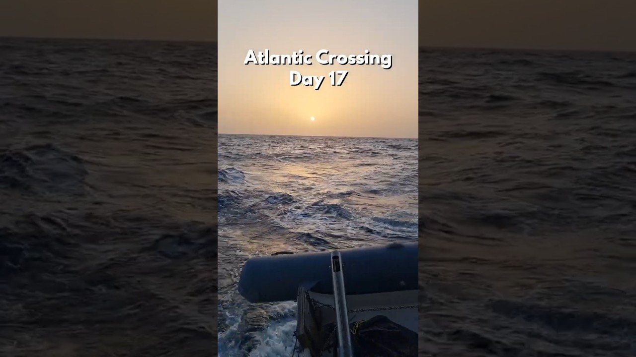 ⁣Atlantic Crossing Day 17 #sailingfamily