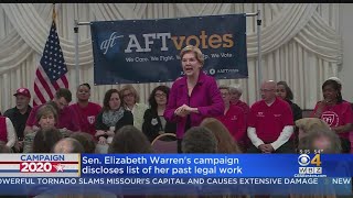 Elizabeth Warrens Campaign Discloses List Of Her Past Legal Work