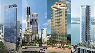What are the tallest towers under construction in Miami in 20242030