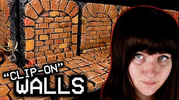 Crafting Cheap Clip-On Walls For My Modular Dungeon Tile System!
