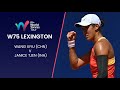 W75 Lexington Final: Wang Xiyu vs Janice Tjen – Exciting Match Highlights 🎾