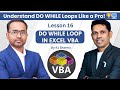 Do While Loop Explained Step-by-Step in Excel VBA in Hindi | Free Excel VBA Course (हिन्दी)