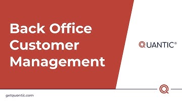 Quantic POS - Customer Management