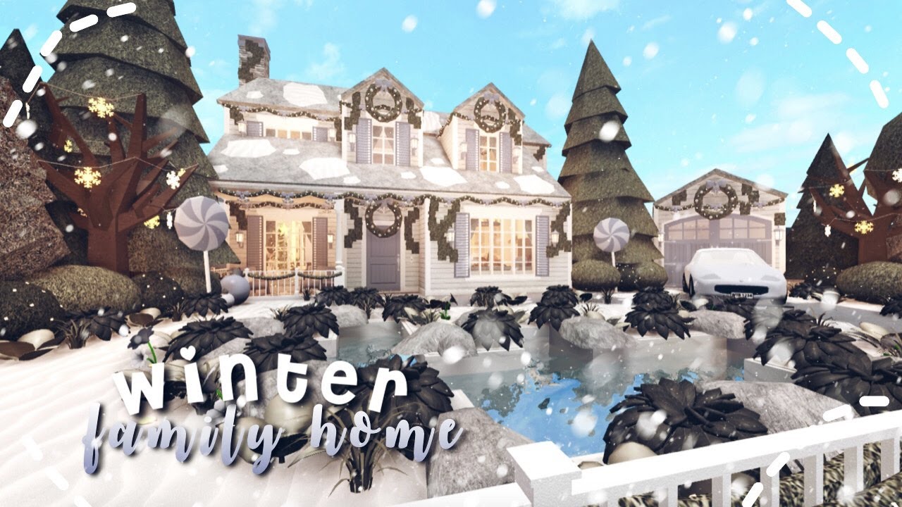 Bloxburg Winter Family Home YouTube