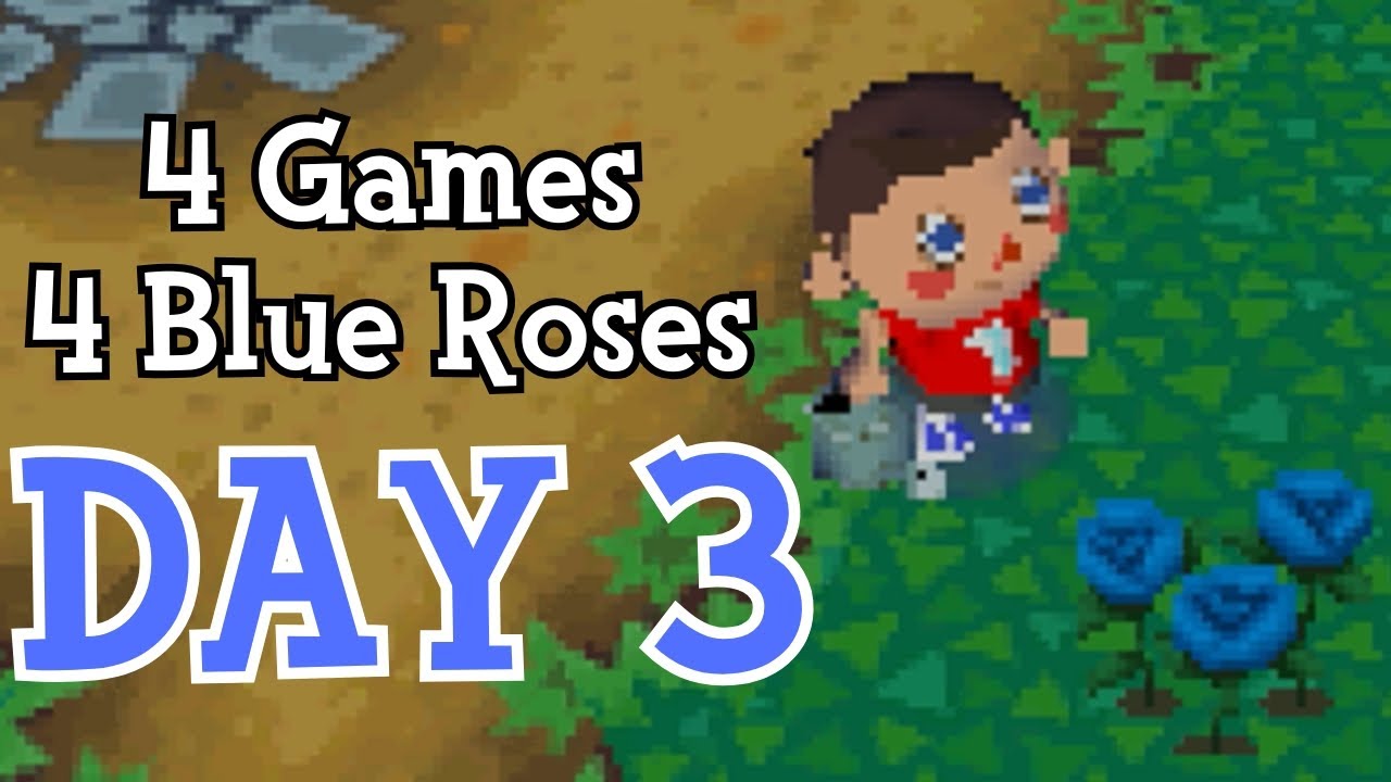Getting a BLUE ROSE in Every Animal Crossing Game! | Day 3 (ACNL) - YouTube