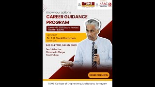 Dr. P.R.VENKITTARAMAN CAREER GUIDANCE PROGRAM