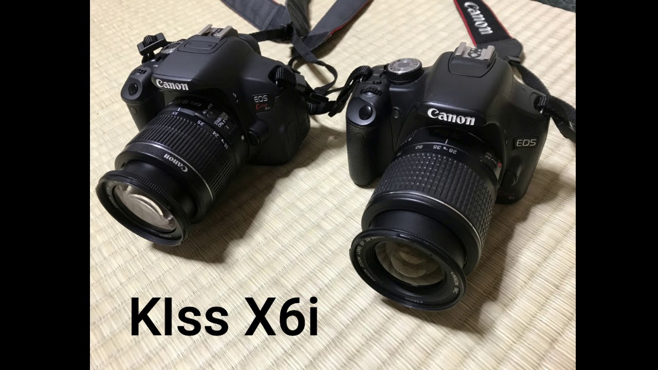 Canon EOS KIss X3,X6i シャッター音比較 - YouTube