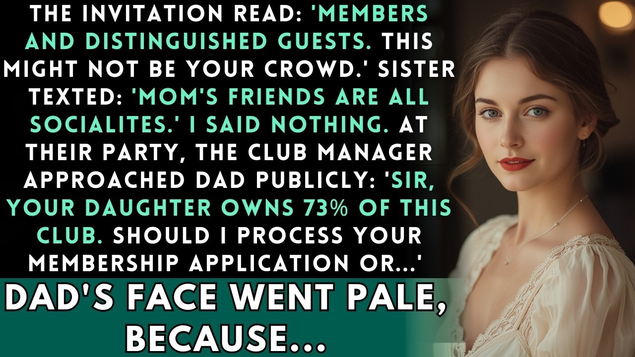 My Parents' Anniversary Said 'Best You Skip' — Then Their Country Club Manager Called For Me...