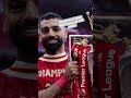 Salah winning the pfa trophy