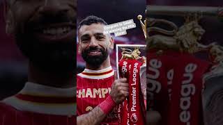 Salah winning the pfa trophy