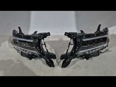 Передня оптика Lexus-design 4-LED V2 2 шт. для Toyota Land Cruiser Prado 150 2017-2025 рр, видео 1