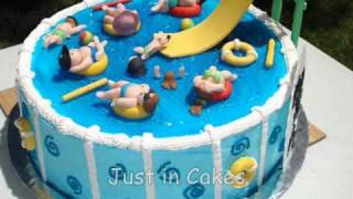 Swimming Pool Cake