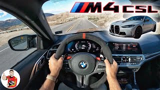 The BMW M4 CSL Isn’t a Tuned M4 - It’s Transformed (POV First Drive)