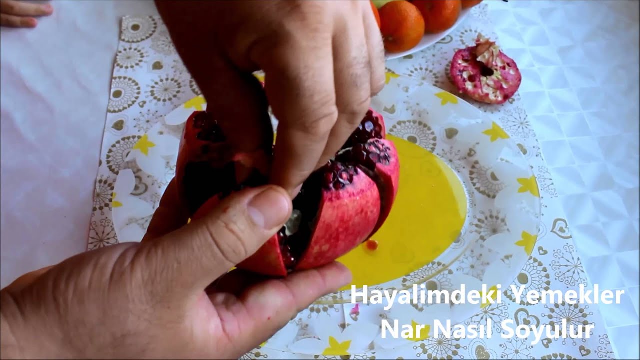 Nar Nasıl Soyulur Nar Nasıl Soyulur