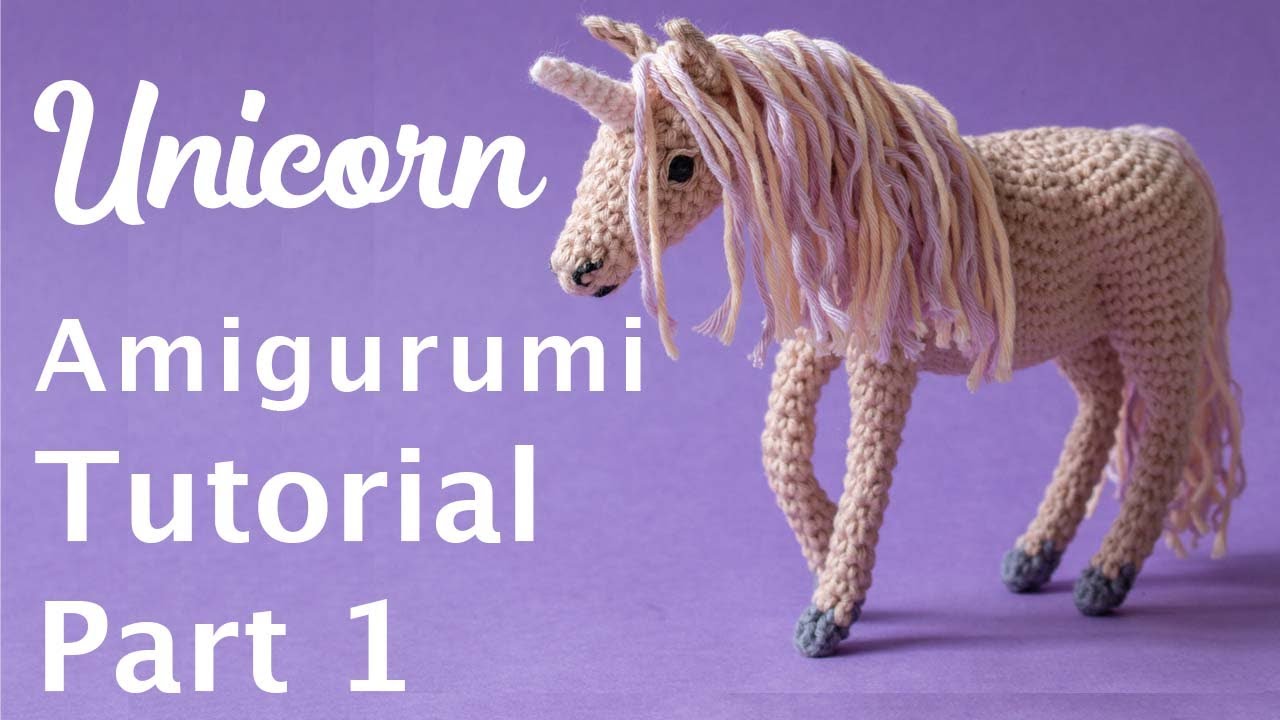 Crochet Horse Stuffed Animal, Hessy - Free Amigurumi Pattern