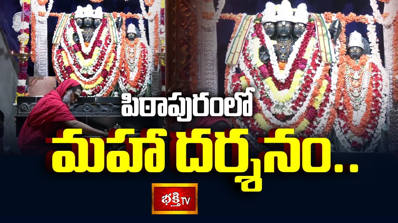 పిఠాపురంలో మహా దర్శనం.. | Pithapuram Maha Darshanam | Sri Ganapathy Sachchidananda Swamiji