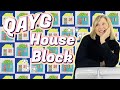 Quilt As You Go HOUSE BLOCK: Fun, Quick & Easy - Perfect For Beginners!