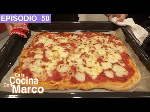 Como hacer pizza casera y masa para pizza italiana! Receta facil!