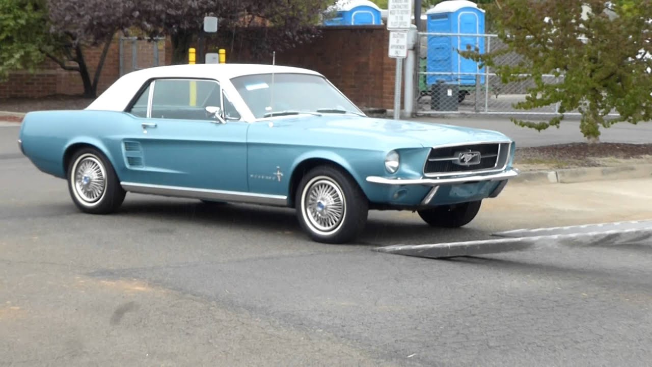 Depart en France d'une Mustang 1967