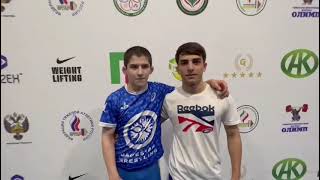 Финалисты, СКФО 2023 до 18 лет. 48 кг Магомед Магомедов и Ахмед Масаев.