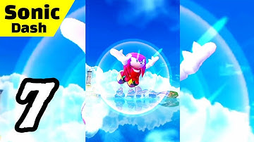 Sonic Dash - Endless Running "Knuckles on the track" Gameplay Walkthrough Part 7 (iOS, Android)