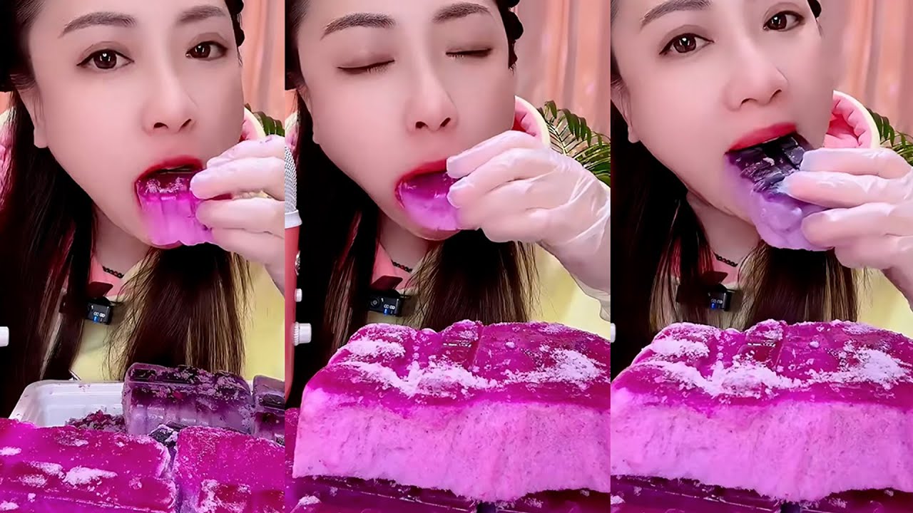 Ajing / ASMR MUKBANG ICE EATING SOUNDS FROM THE FROZEN WATER