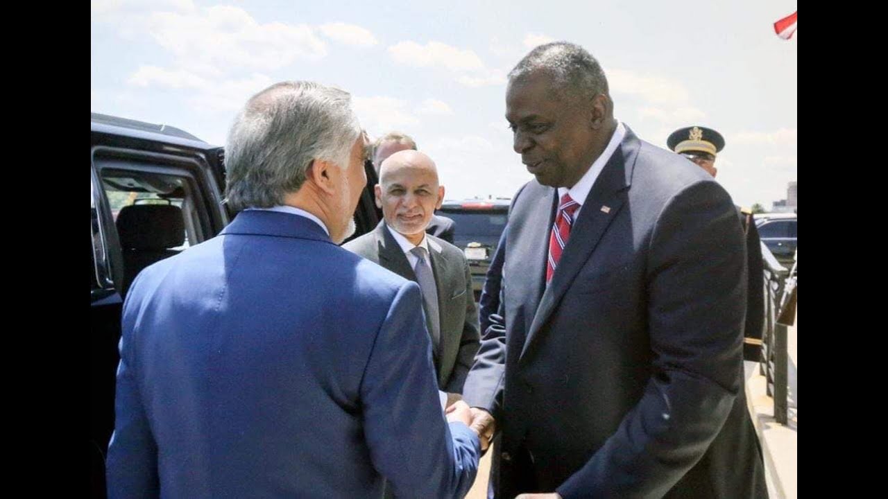 هیأت جمهوری اسلامی افغانستان با آقای لوید آستین، وزیر دفاع امریکا، در پنتاگون دیدار كرد