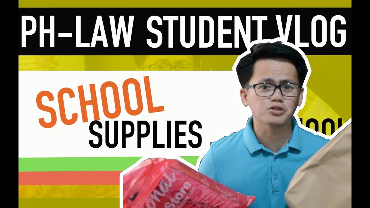 LAW SCHOOL SUPPLIES HAUL | LAW SCHOOL PHILIPPINES - YouTube