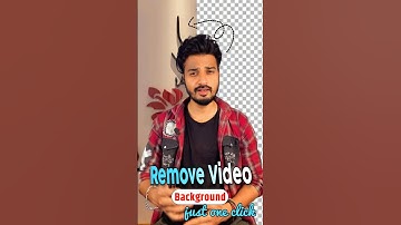 Remove Video Background in just one Click #shortsfeed