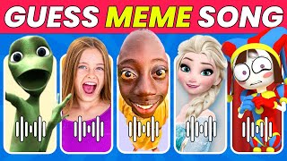 GUESS MEME & WHO'S SINGING🎵🔥🎤King Ferran, Salish Matter, TengeTenge, Lay Lay, MrBeast, Elsa, Panda