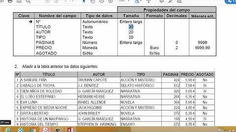 Access - ejercicio 1
