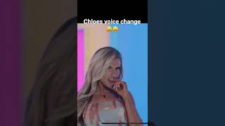 Chloes voice change is crazy 😩 #loveisland #loveislanduk #itv2