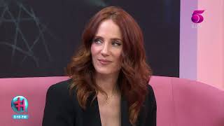 Simone Simons y Mark Jansen integrantes de la banda Epica, en exclusiva previo a su gran concierto