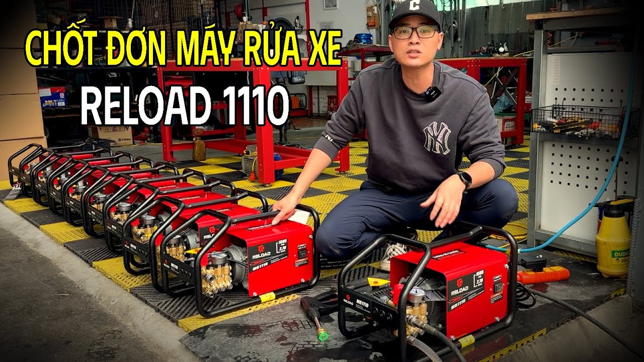 Chốt Đơn Máy Rửa Xe Cao Áp Mini Reload 1110 Cho Khách Hàng Dịp Cận Kề Tết