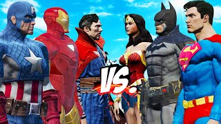 Justice League Trio Vs Avengers Trio - Epic Superheroes War