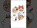 ゴーストタイプのキャラをアルファベットだけで描いてみた! #shorts #art #drawing #イラスト