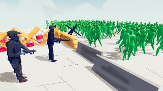 Zombie 100 Units vs Army Soldier  Totally Accurate Battle Simulator TABS