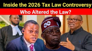 Tax Law Alarm: What Nigerians Must Know About 2026 Changes.