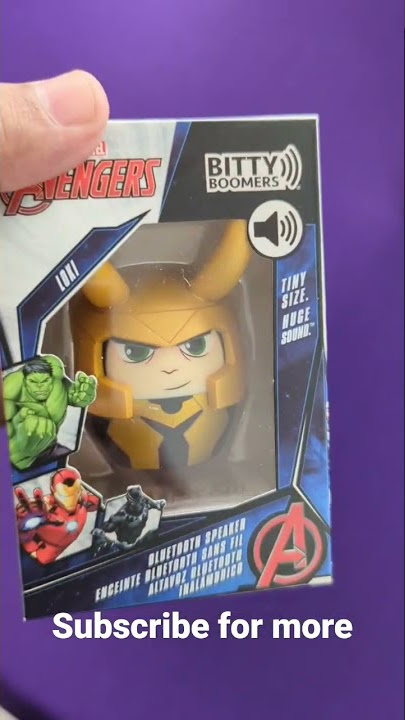 avengers bitty boomers/ Loki/ Bluetooth speaker