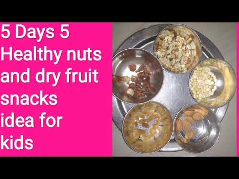 Healthy snacks for kids | Healthy Dry fruit and nuts snacks idea for kids | Healthy Snacks box idea