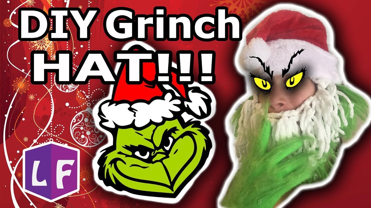 Grinch HAT!!!! DIY (Soooo easy) - YouTube