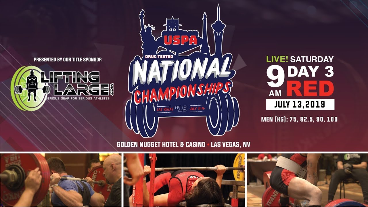 USPA Drug Tested National Powerlifting Championships Day 3 Red