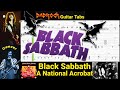 A national acrobat  black sabbath  guitar  bass tabs lesson