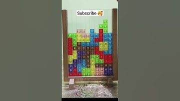 ASMR Playing colorful Tetris puzzle blocks #satisfying #colorful #tetris #games #puzzle #asmr #fun