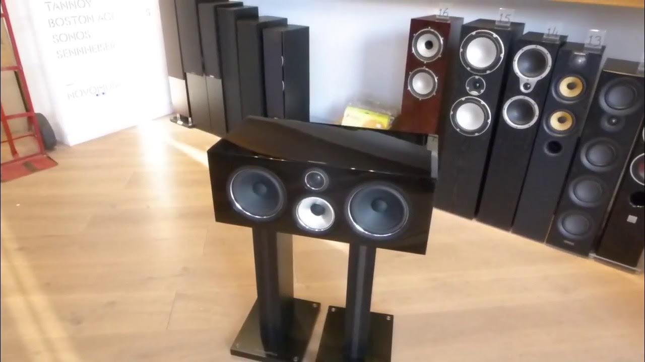 B&W HTM71 S2 Negro Black altavoz central YouTube