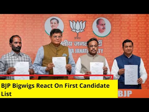 BJP Announces 1st Candidate List | BJP Bigwigs Share Reaction |  NewsX - NEWSXLIVE